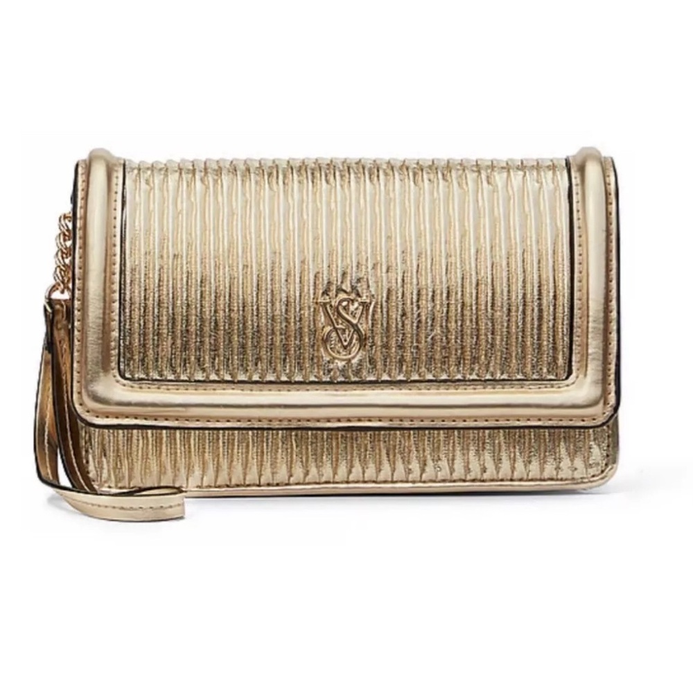 VICTORIA'S SECRET Phone Wristlet, Gold